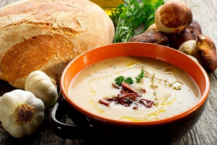 Как сварить суп из свежих белых грибов